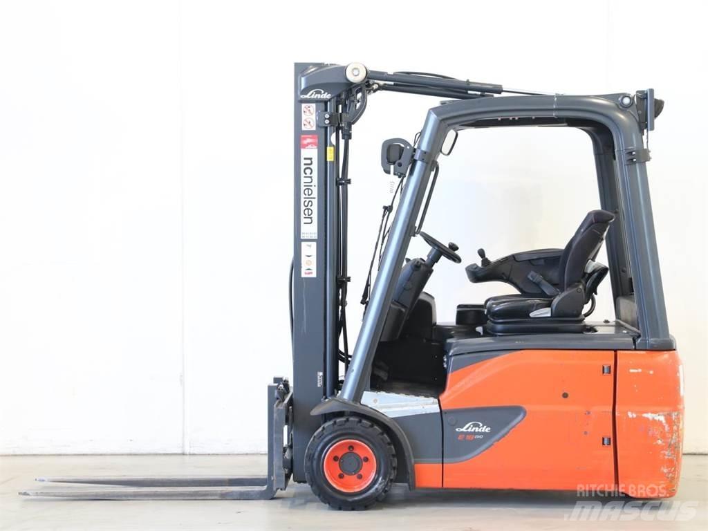 Linde E18 EVO/386-02 전동 지게차