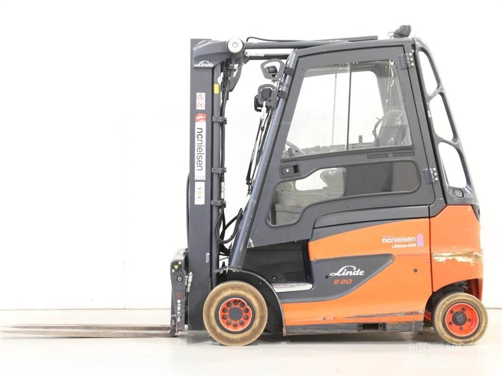 Linde E20/600H/387 전동 지게차