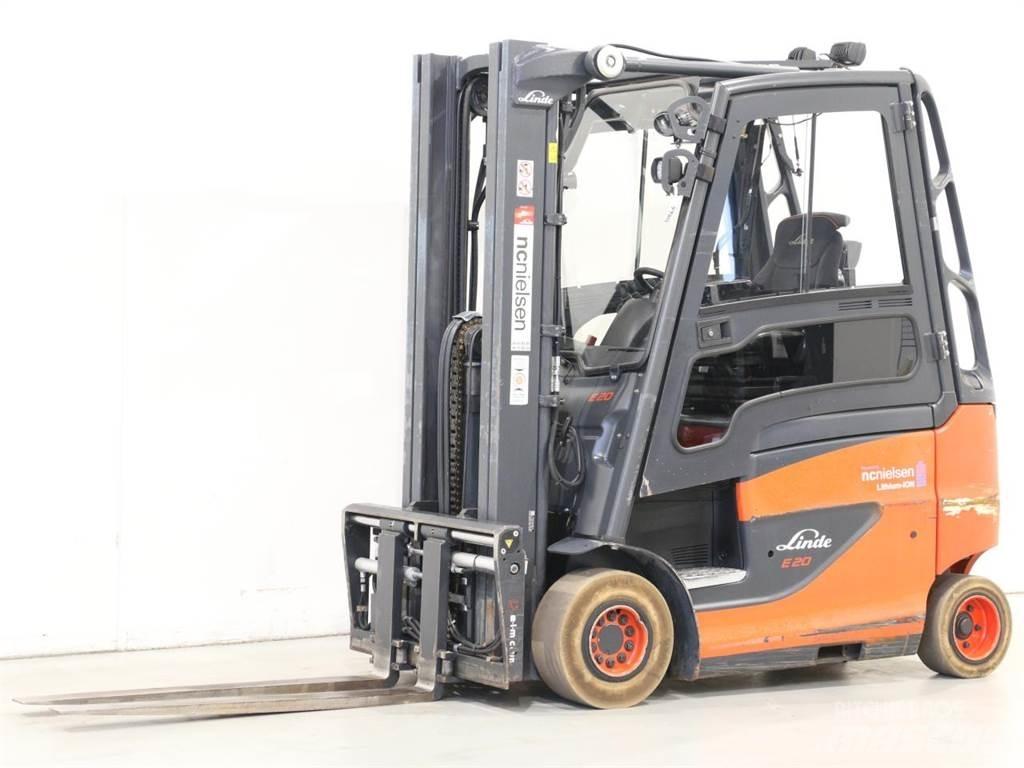 Linde E20/600H/387 전동 지게차