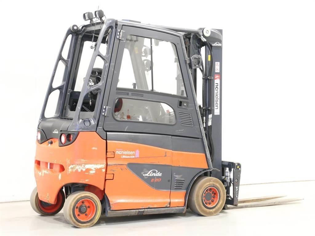 Linde E20/600H/387 전동 지게차