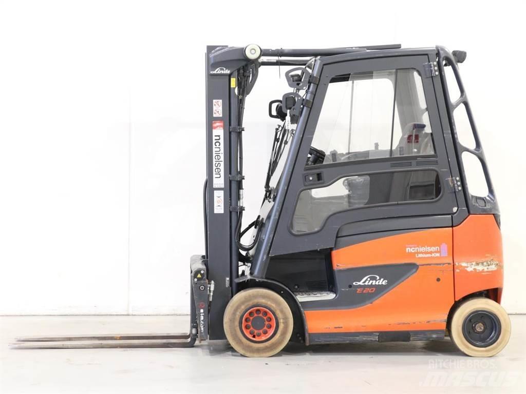 Linde E20/600H/387 전동 지게차