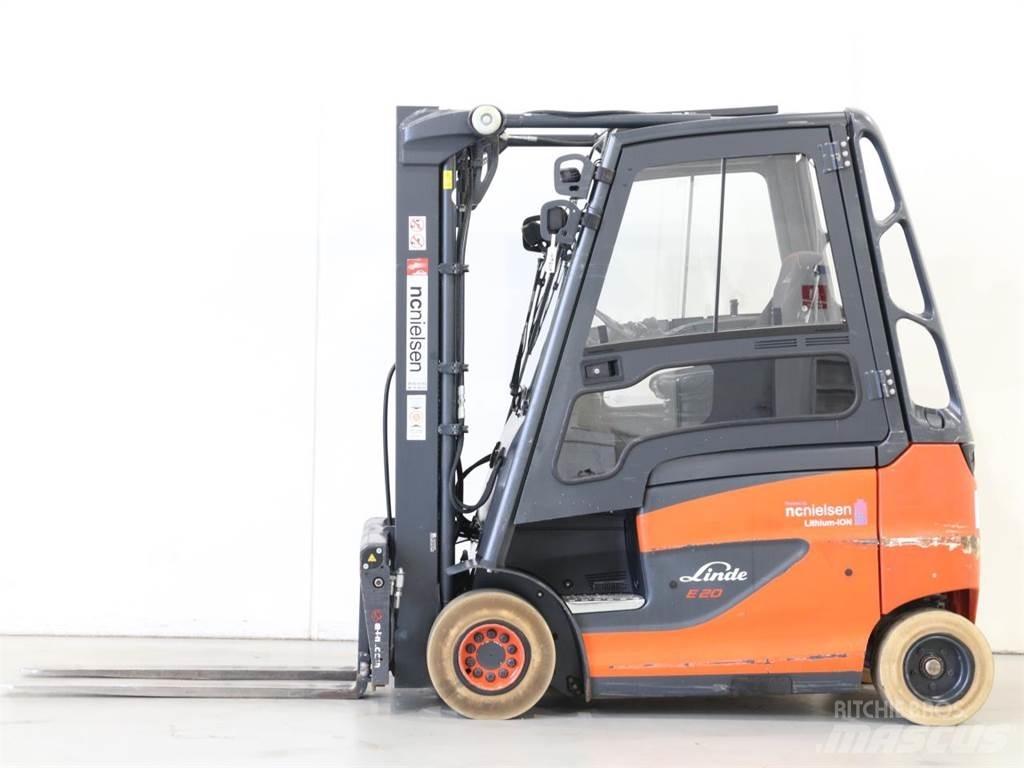 Linde E20/600H/387 전동 지게차