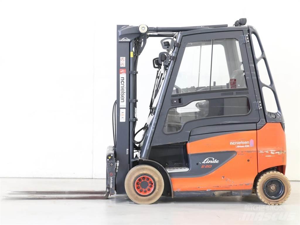 Linde E20/600H/387 전동 지게차
