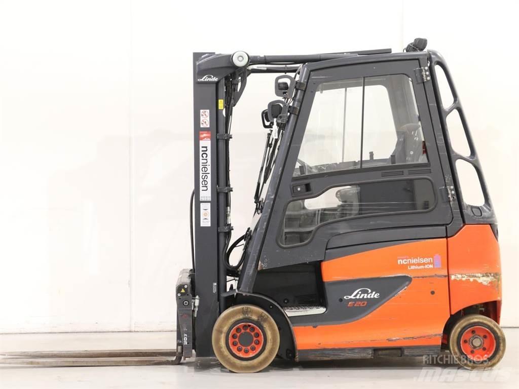 Linde E20/600H/387 전동 지게차