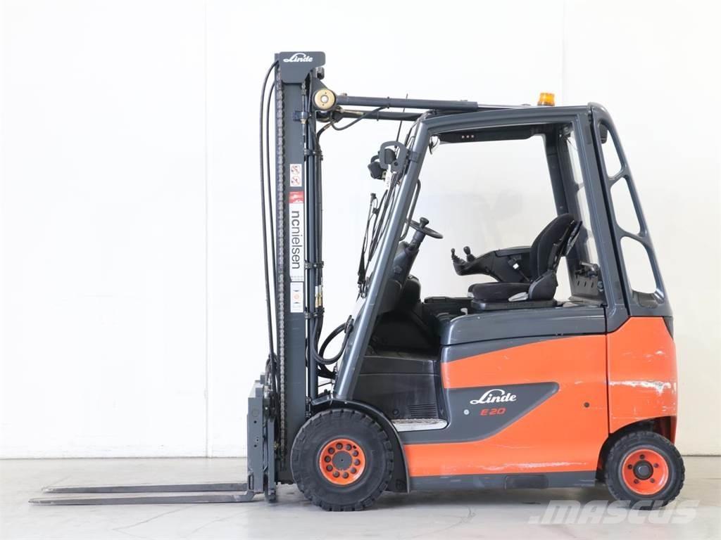 Linde E20/600H/387 전동 지게차