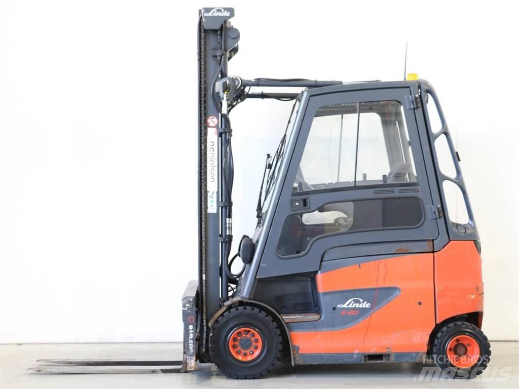 Linde E20/600H/387 전동 지게차