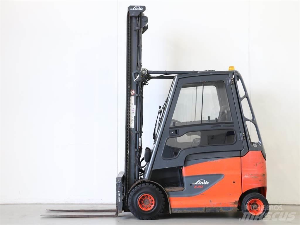 Linde E20/600H/387 전동 지게차