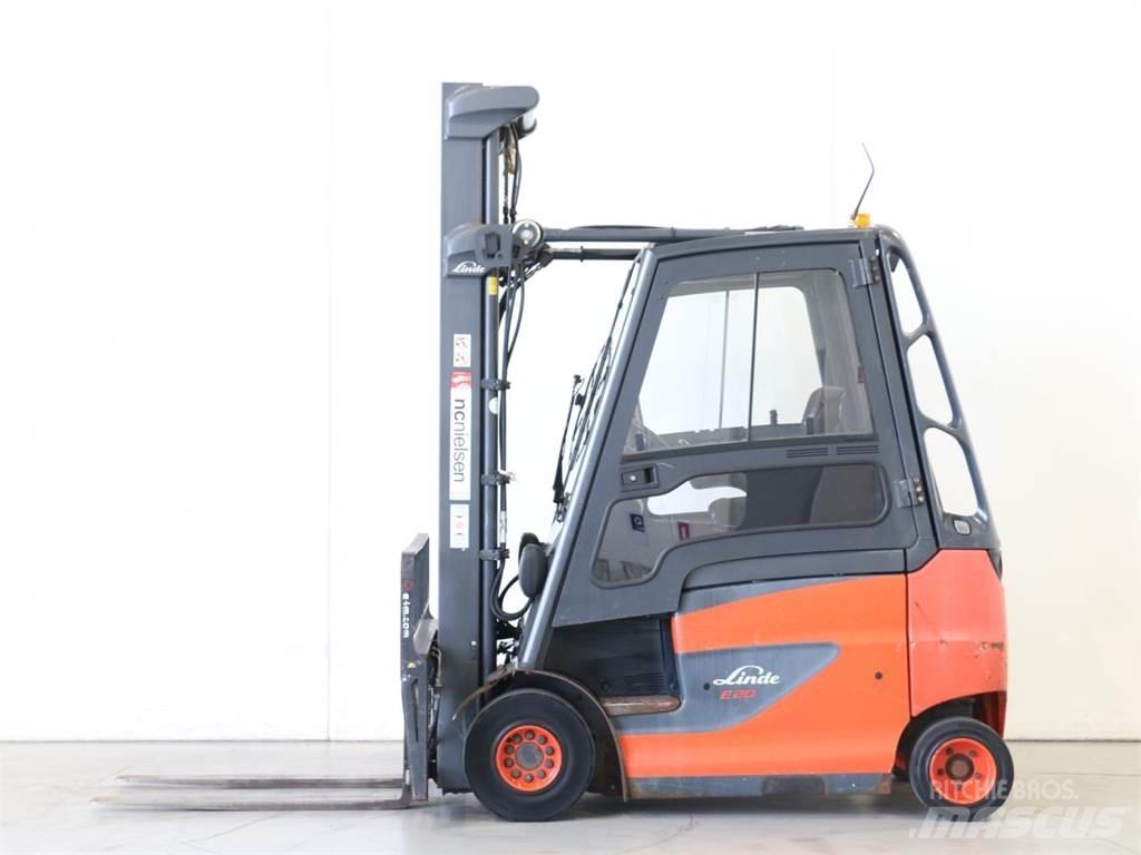Linde E20/600H/387 전동 지게차