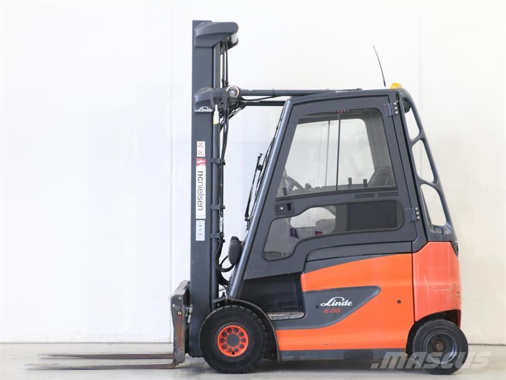 Linde E20/600H/387 전동 지게차