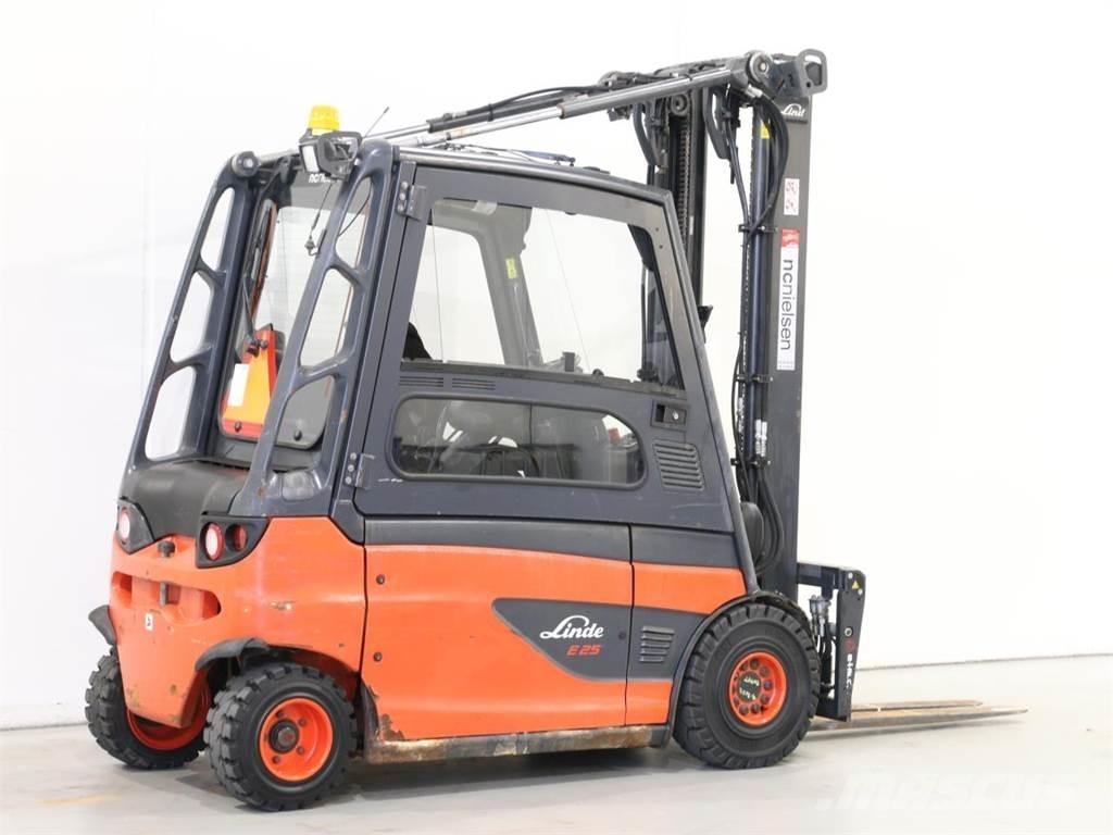 Linde E25L/387 전동 지게차