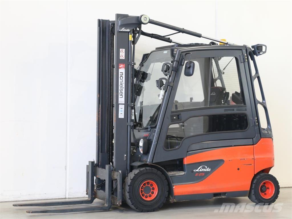 Linde E25L/387 전동 지게차