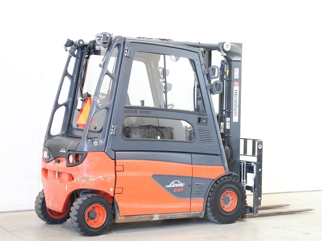Linde E25L/387 전동 지게차