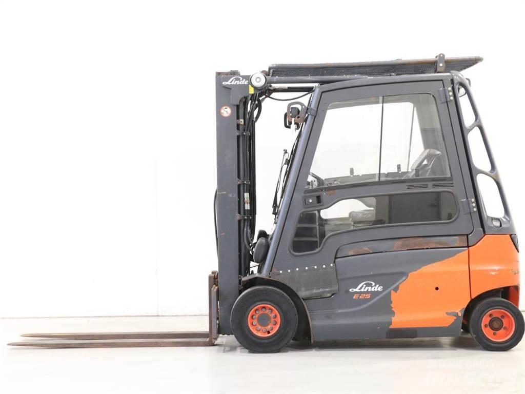 Linde E25L/387 전동 지게차
