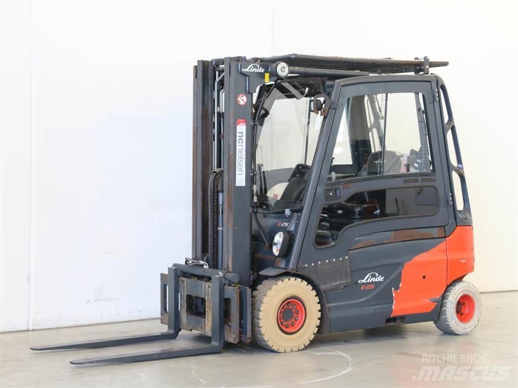 Linde E25L/387 전동 지게차