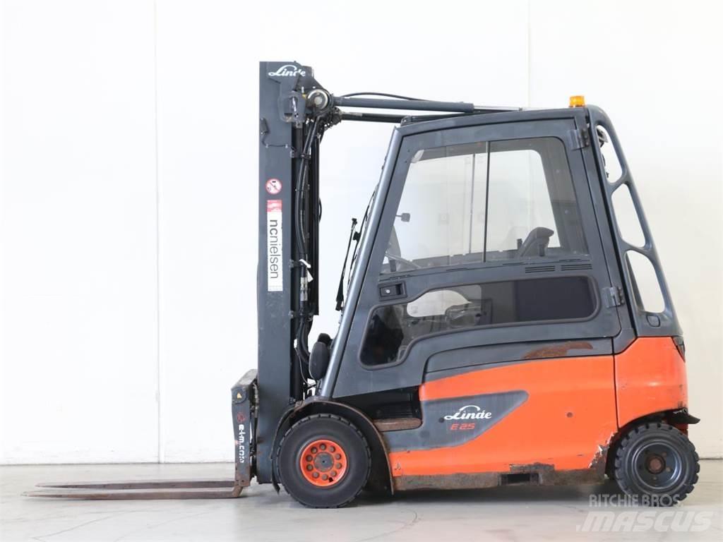 Linde E25L/387 전동 지게차