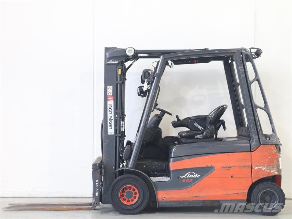 Linde E25L/387 전동 지게차