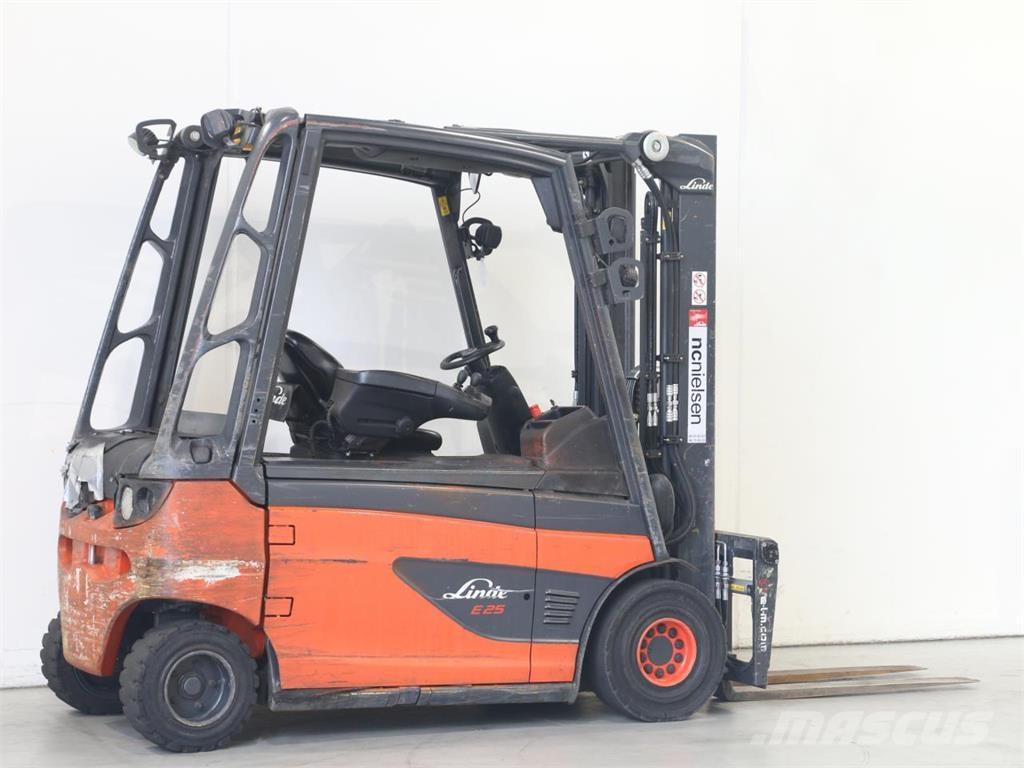 Linde E25L/387 전동 지게차