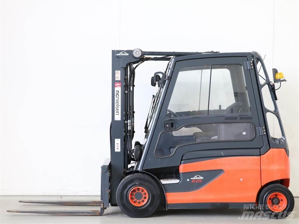 Linde E25L/387-01 전동 지게차