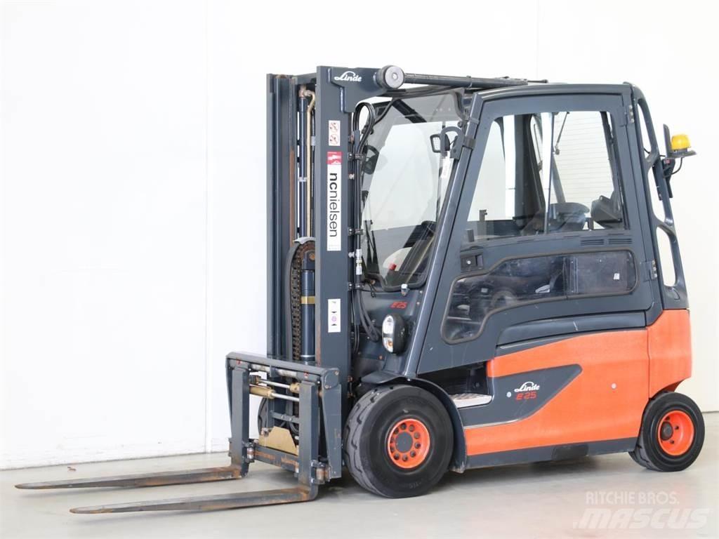 Linde E25L/387-01 전동 지게차