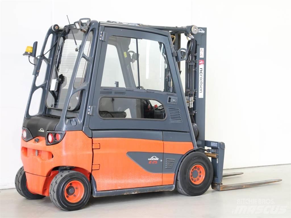 Linde E25L/387-01 전동 지게차