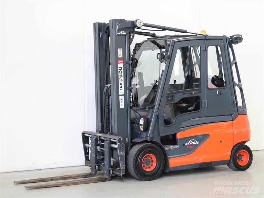 Linde E30L/387 전동 지게차