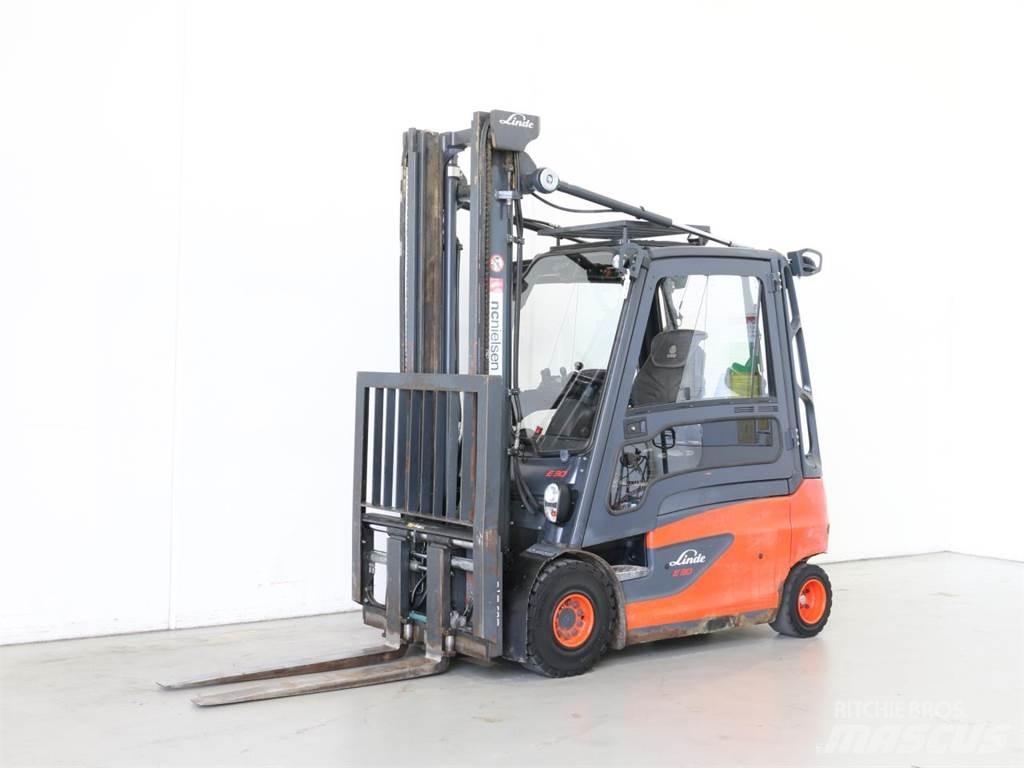 Linde E30L/387 전동 지게차
