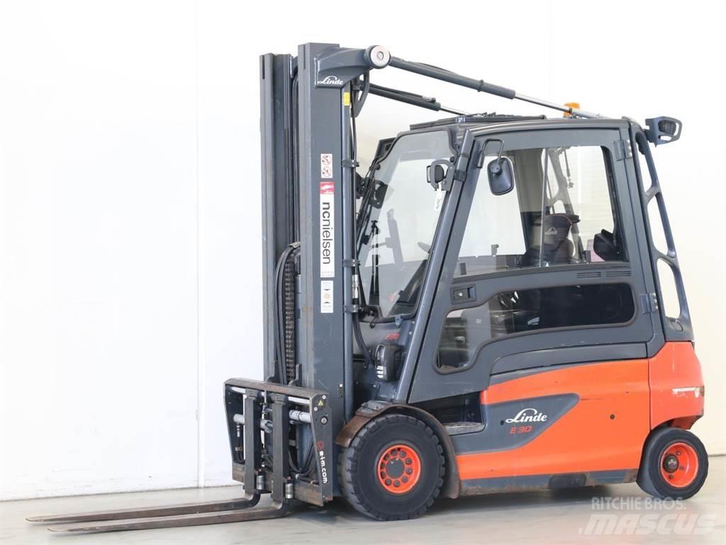 Linde E30L/387 전동 지게차