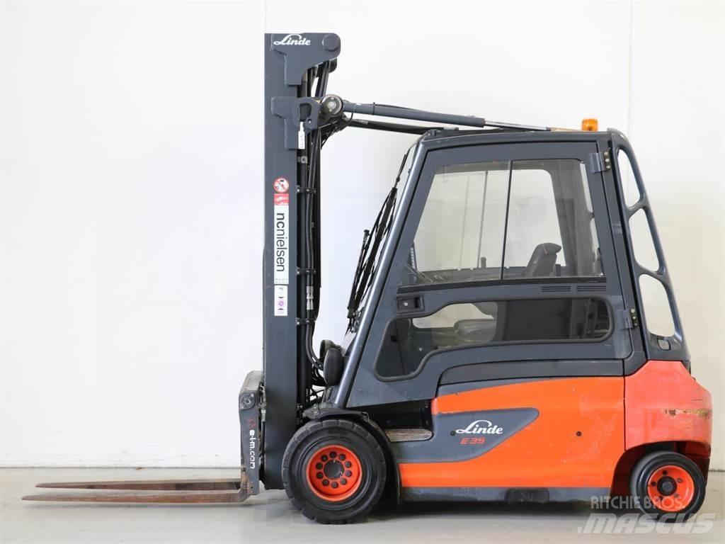 Linde E35L/387 전동 지게차