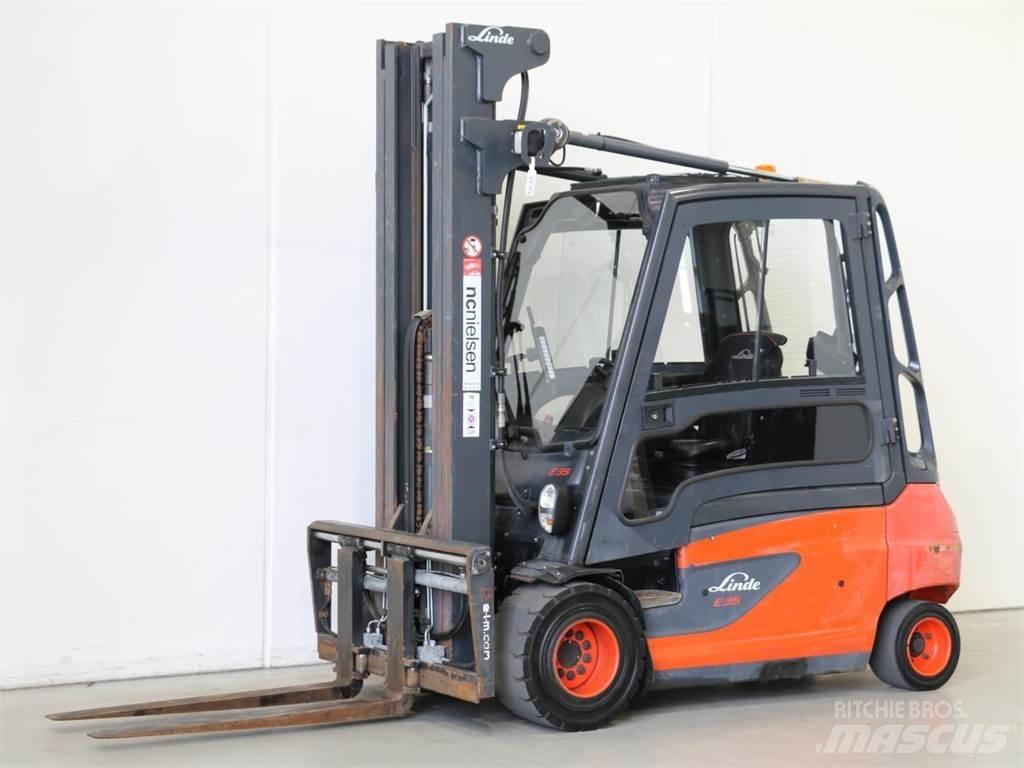 Linde E35L/387 전동 지게차