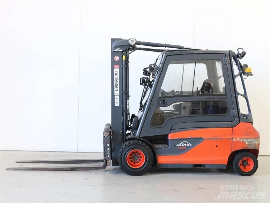 Linde E35L/387 전동 지게차