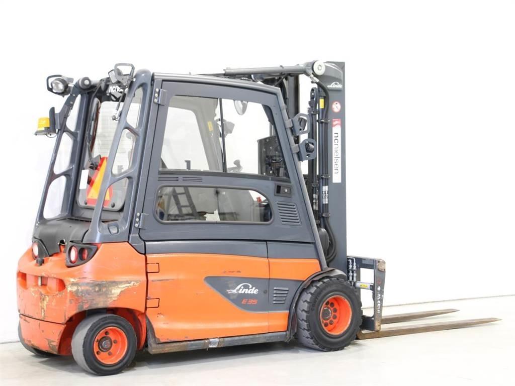 Linde E35L/387 전동 지게차