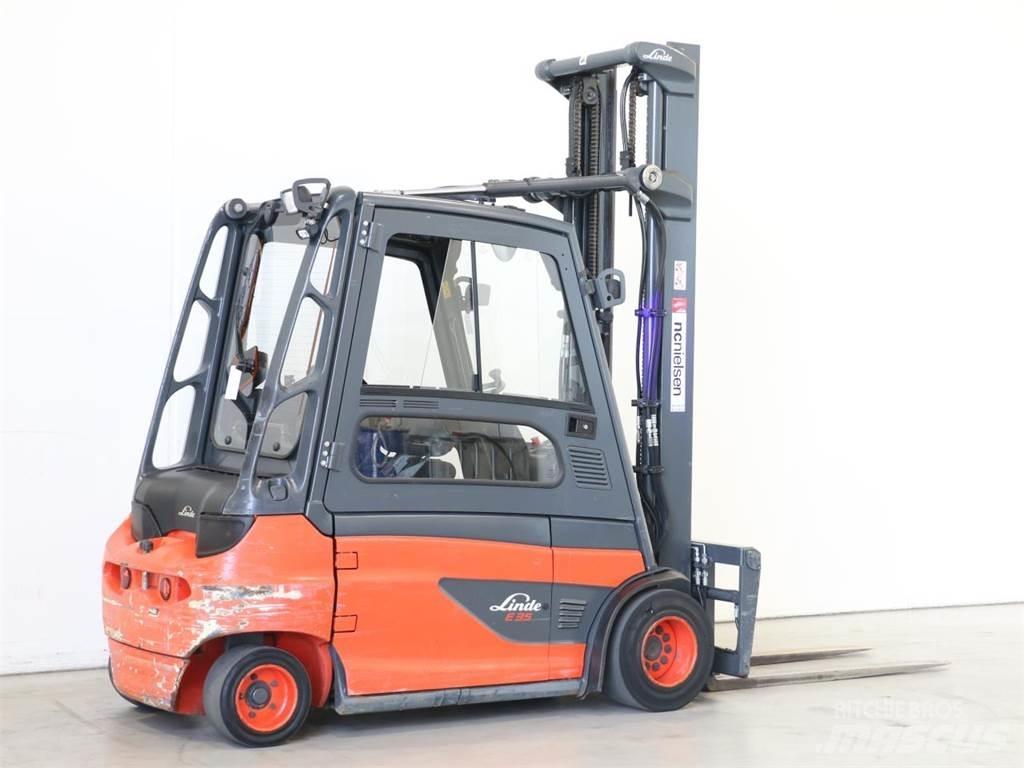 Linde E35L/387 전동 지게차