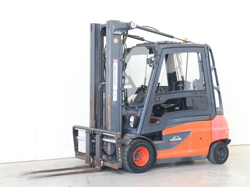 Linde E35L/387 전동 지게차