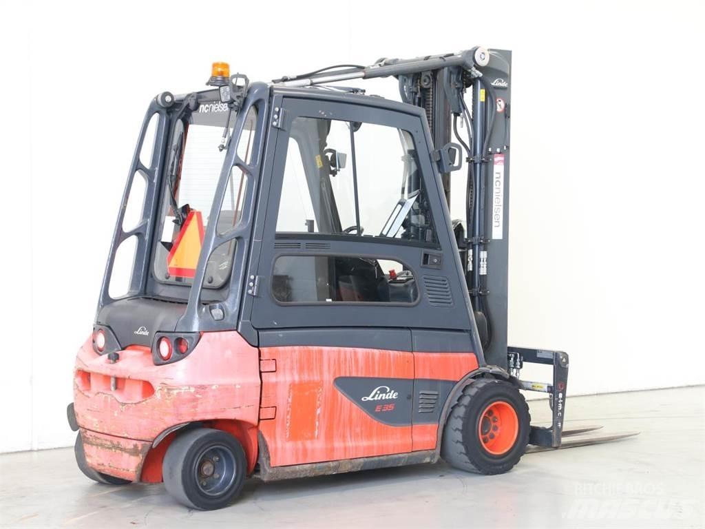 Linde E35L/387 전동 지게차