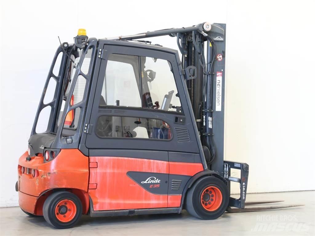 Linde E35L/387 전동 지게차