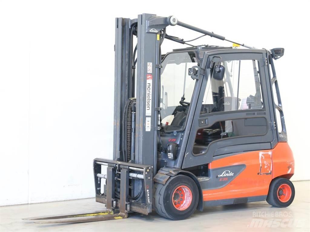 Linde E35L/387 전동 지게차