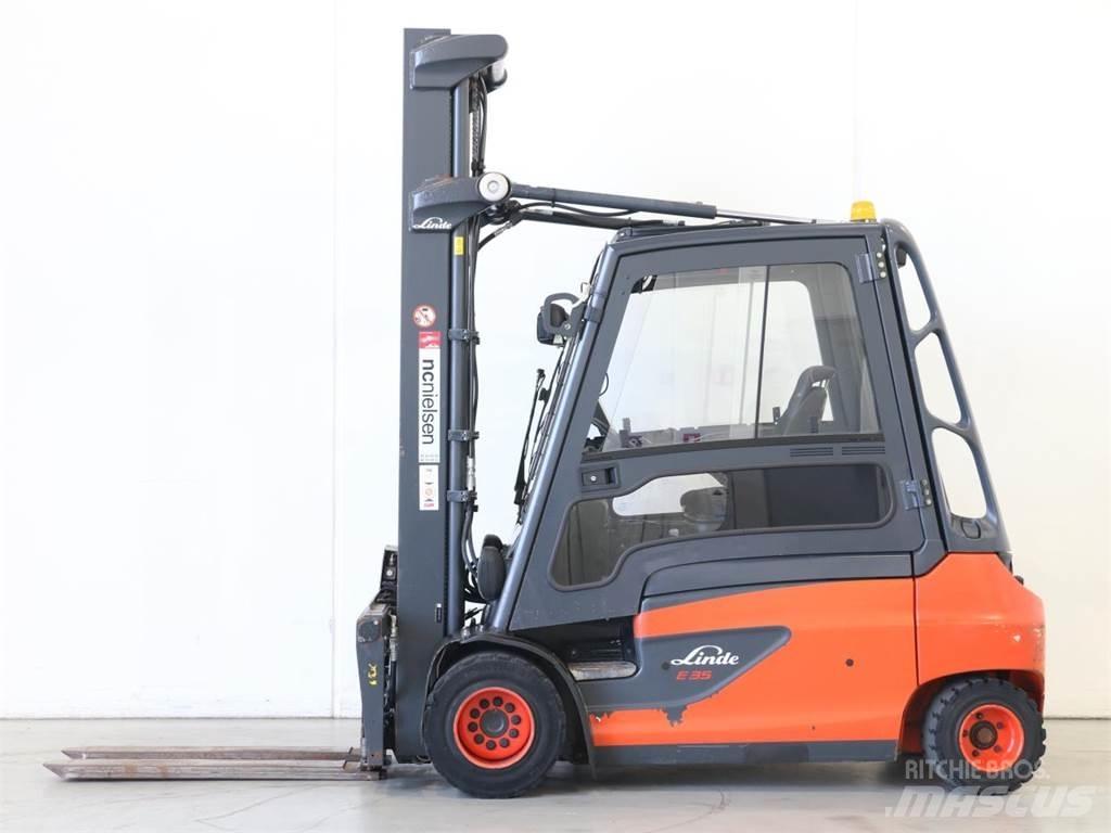 Linde E35L/387 전동 지게차