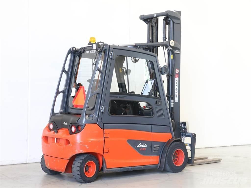 Linde E35L/387 전동 지게차