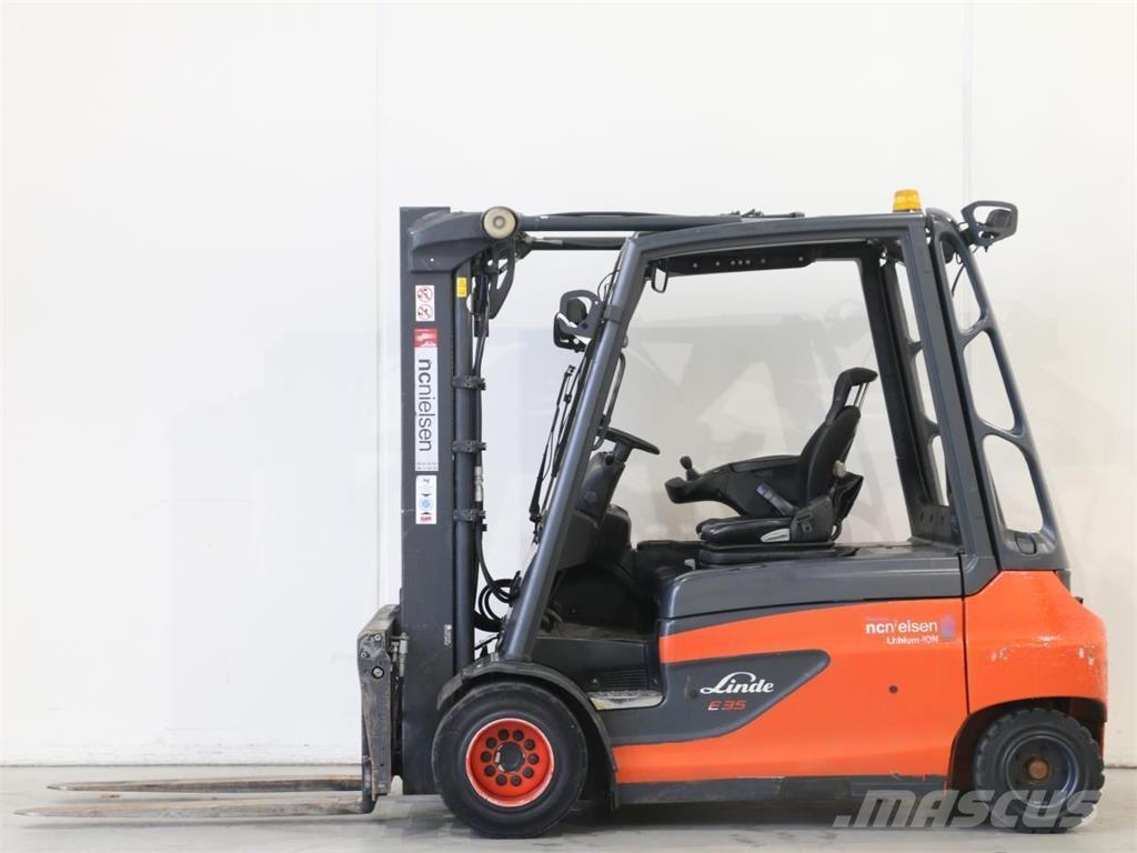 Linde E35L/387 전동 지게차