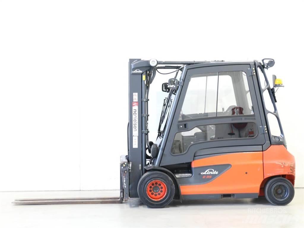 Linde E35L/387-01 전동 지게차