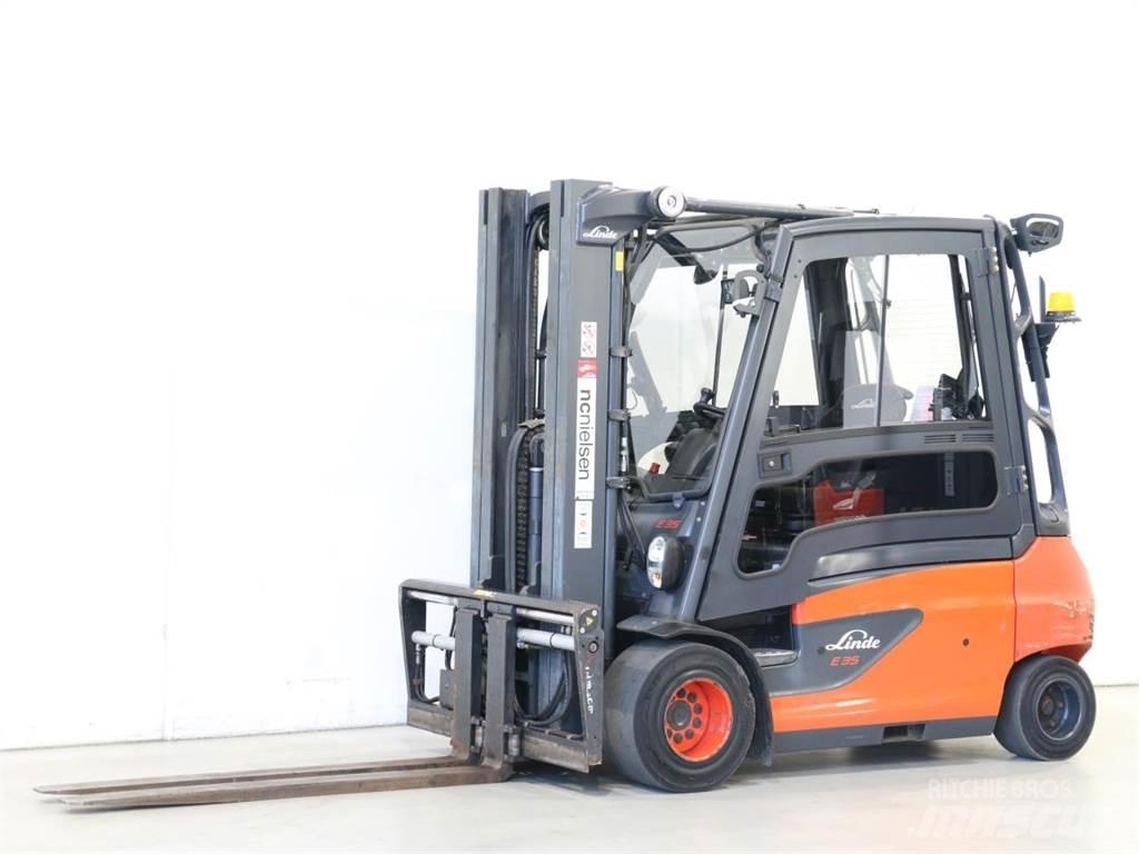Linde E35L/387-01 전동 지게차