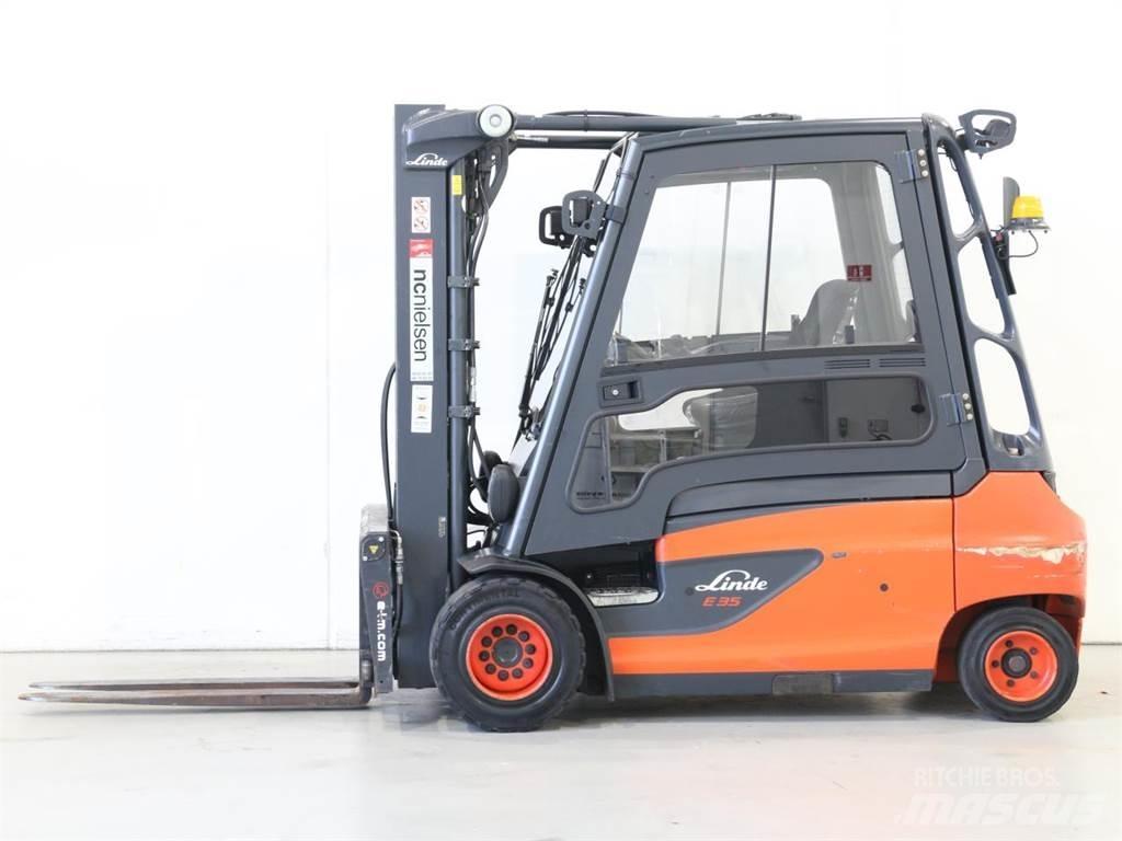 Linde E35L/387-01 전동 지게차