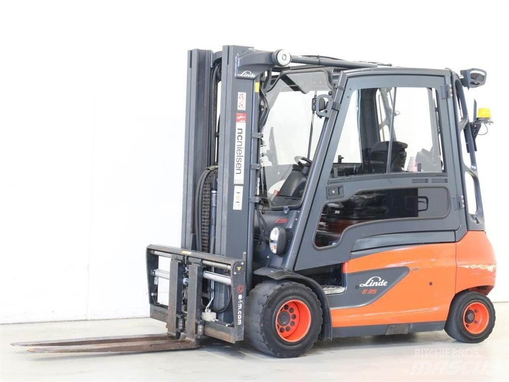 Linde E35L/387-01 전동 지게차