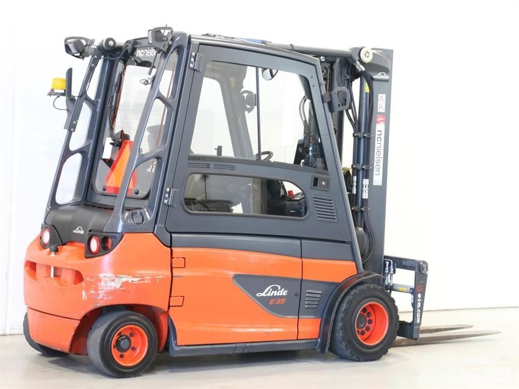 Linde E35L/387-01 전동 지게차