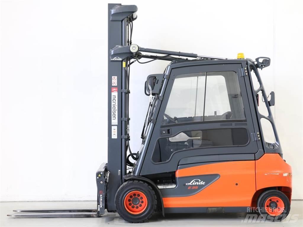 Linde E35L/387-01 전동 지게차