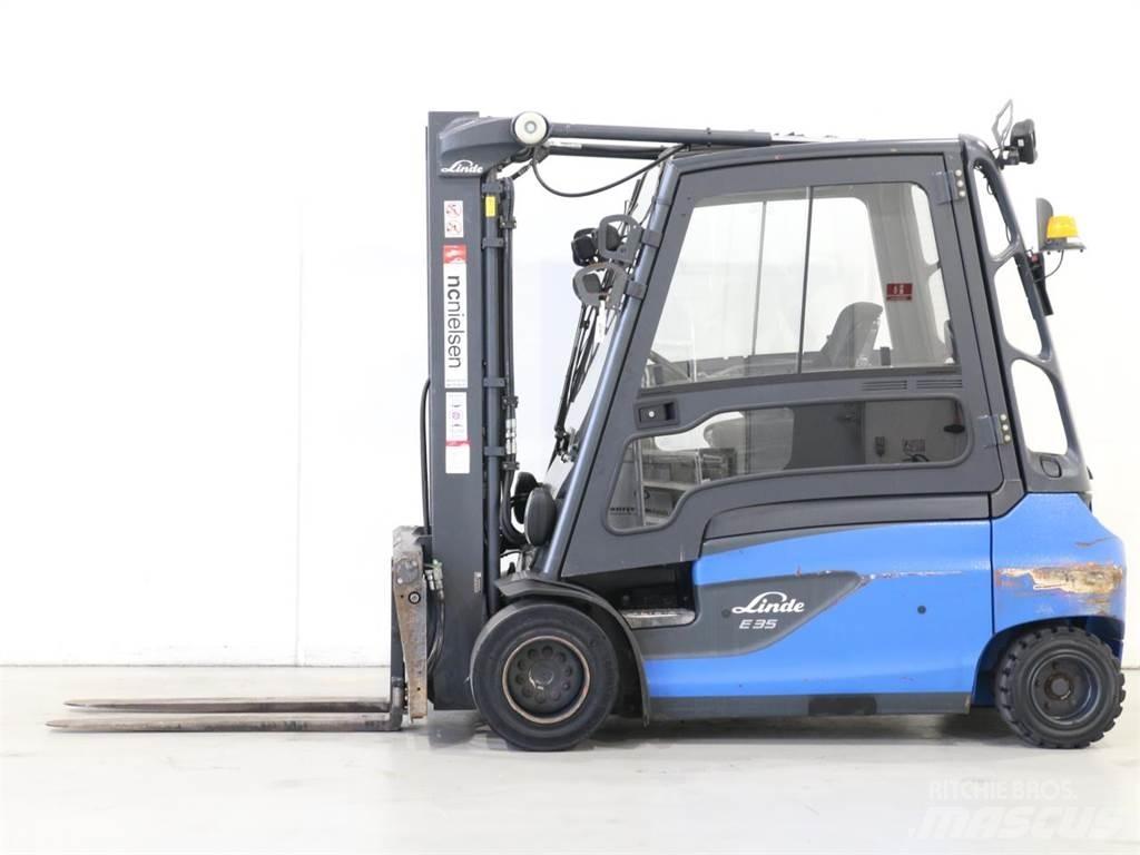 Linde E35L/387-01 전동 지게차