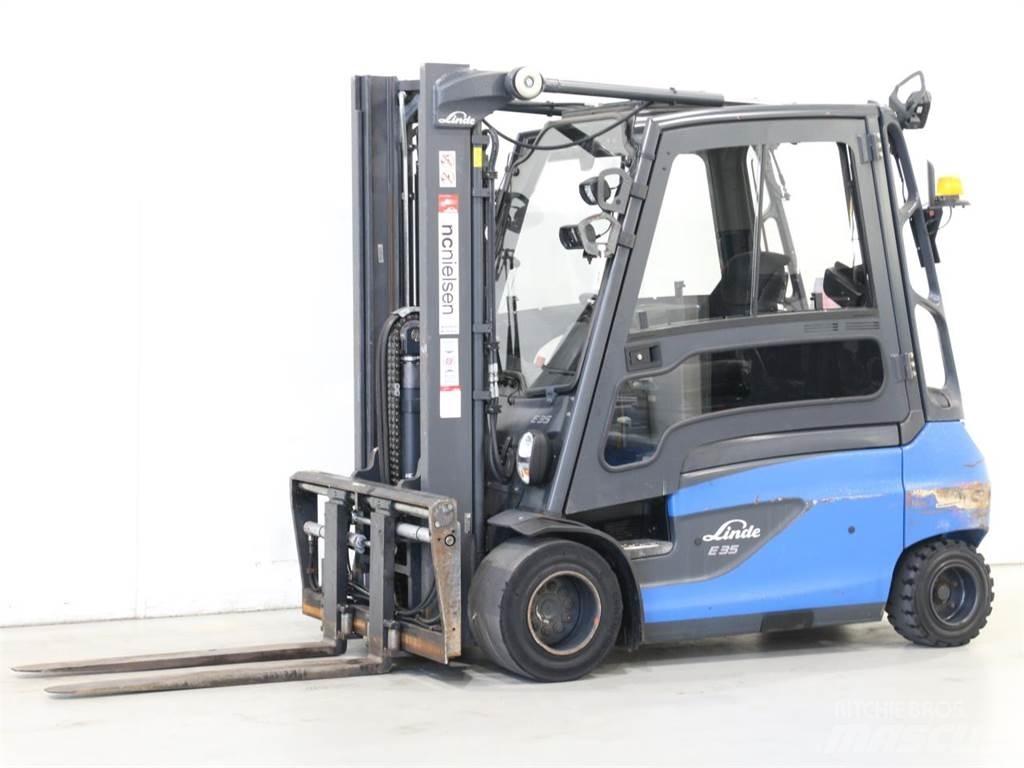 Linde E35L/387-01 전동 지게차