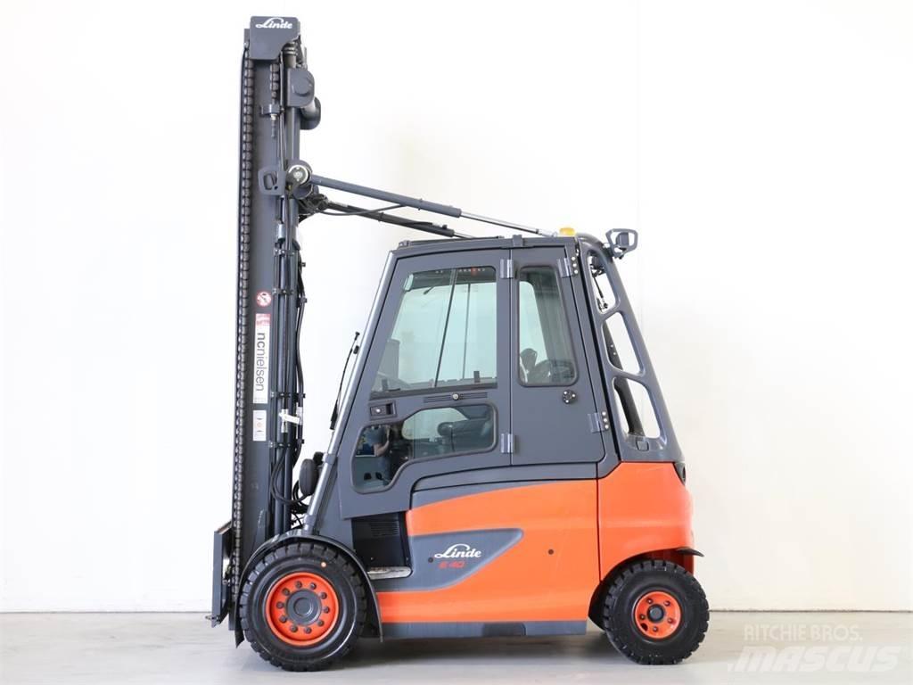 Linde E40/600H/388 전동 지게차