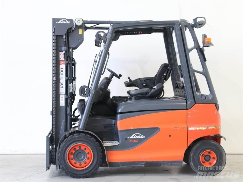 Linde E40/600H/388 전동 지게차
