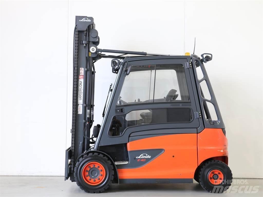 Linde E40/600HL/388 전동 지게차